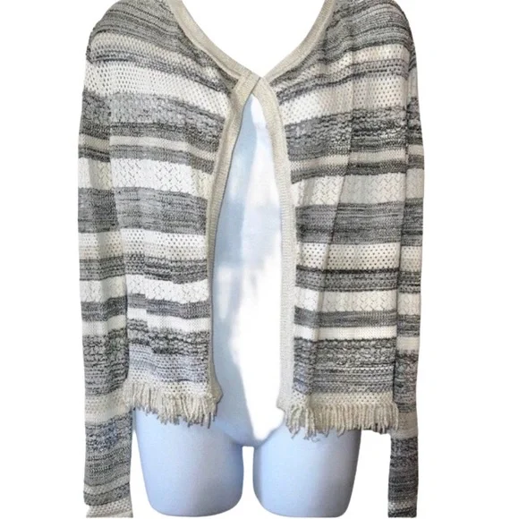 WHITE HOUSE BLACK MARKET Loose Knit Lightweight Cardigan Sweater - Picture 7 of 7